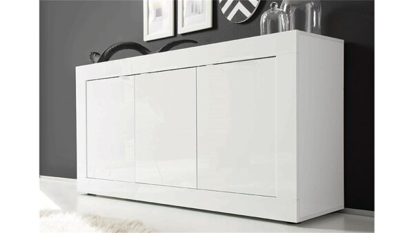 Sideboard BASIC Kommode Weiß lackiert B 160 cm