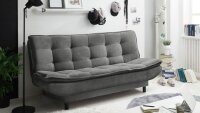 Schlafsofa PATCH 2 Funktionssofa Stoff stone mit Bettkasten