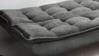 Schlafsofa PATCH 2 Funktionssofa Stoff stone mit Bettkasten