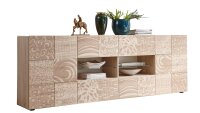 Sideboard MIROS 8 in Eiche Sonoma Dekor mit Siebdruck 241