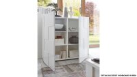 Highboard DAMA Schrank in anthrazit Hochglanz Lack