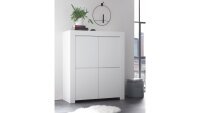 Highboard FIRENZE Schrank Kommode in weiß matt lackiert