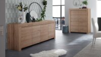 Sideboard FIRENZE Kommode Anrichte in Eiche Cadiz 210x81