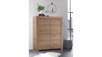 Highboard FIRENZE Schrank Kommode Wohnzimmer Eiche Cadiz