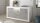 Sideboard URBINO Kommode in weiß Lack und Beton 184x86