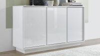 Sideboard ICE weiß Hochglanz Lack Kommode 138 cm