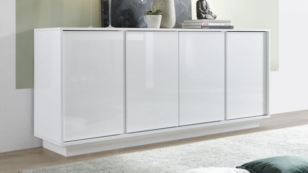 Sideboard ICE weiß Hochglanz Lack Kommode 180 cm