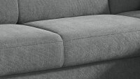 Ecksofa GOTLAND L Eckgarnitur Stoff grau inkl. Federkern 257x212 cm