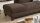 Garnitur GOTLAND Sofa Recamiere Stoff esspresso braun inkl. Federkern