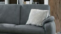 Sofa HAMPTON 2-Sitzer Stoff anthrazit mit Federkern 140 cm