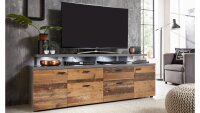 TV-Board MOOD Lowboard TV-Schrank Old Wood Matera grau