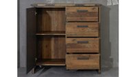 Kommode PRIME 1-türig Schrank Old Wood Matera 119 cm