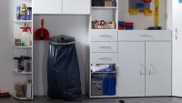 Garagenschrank Multi Room Regalsystem in Alpinweiß