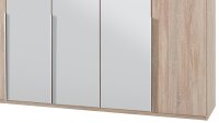 Kleiderschrank NEW YORK A in Eiche Sägerau 225 cm