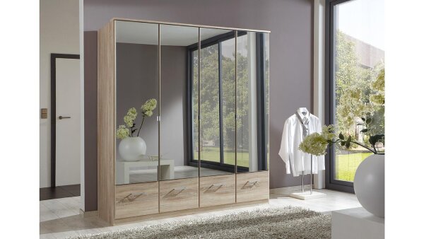 Kleiderschrank IMAGO Schrank Schlafzimmerschrank Eiche Sägerau 180 cm