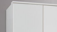 Kleiderschrank CLICK Schrank weiß Dekor 2 Türen 91 cm