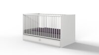 Babyzimmer KIEL Kinderzimmer modern weiß 3-teiliges Set