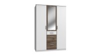 Kleiderschrank JOKER Weiß Flagstaff Breite 135 cm...