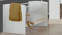 Babyzimmer JOKER 6 teilig weiß Flagstaff Eiche