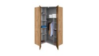 Eckschrank LEVEL 36 Plankeneiche 120x120 cm