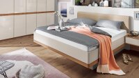 Doppelbett BARCELONA Futonbett Creme Champagner 180