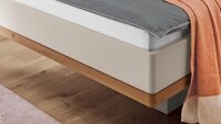 Doppelbett BARCELONA Futonbett Creme Champagner 180