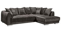 Ecksofa PASCHA Wohnlandschaft in dunkel braun 308x194 cm