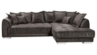 Ecksofa PASCHA Wohnlandschaft in dunkel braun 308x194 cm