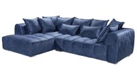 Ecksofa ADAMO Wohnlandschaft in dunkel blau 320x197 cm