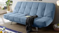 Schlafsofa IKAR Couch Funktionssofa in denim blau 208x98 cm