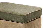 Hocker OMADO 2 Polsterhocker Sitzhocker Stoff olive 63 cm