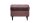 Hocker OMADO 2 Polsterhocker Sitzhocker Stoff aubergine 63 cm