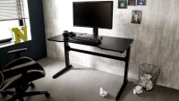 Schreibtisch McRACING Gaming Desk Racer Carbon Look mit LED