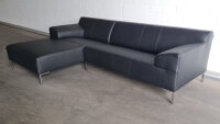 ROLF BENZ Ecksofa Freistil 180 links Leder schwarz...