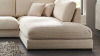 Ecksofa Angel Lincoln Cord Creme Nosagunterfederung