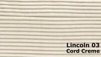 Ecksofa Angel Lincoln Cord Creme Nosagunterfederung