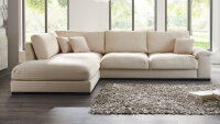 Ecksofa Angel Lincoln Cord Creme Nosagunterfederung