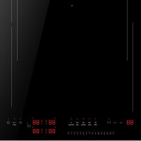 Induktionskochfeld 77cm AMICA KMI 772 680 C autark rahmenlos 4 Kochzonen Boosterfunktion