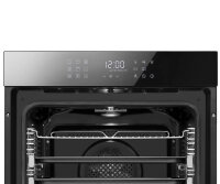 Einbaubackofen AMICA EBX 944 670 S X-type Design Schwarz-Glas