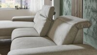 Ecksofa MP-IN22025 Polyester ecru Sitztiefenverstellung