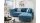 Ecksofa AGIRA Denim Jeans Stoff blau mit Schlaffunktion Kissen 250x190