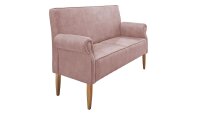 Küchensofa ANTONI 2-Sitzer Stoff flamingo rosa inkl....