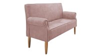 Küchensofa ANTONI 3-Sitzer Stoff flamingo rosa inkl....