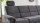 Ecksofa PAROLE Sofa anthrazit mit elektr. Relaxfunktion 292x165