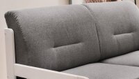 Schlafsofa KAMPUS 2-Sitzer dunkelgrau Liegefunktion 154 cm