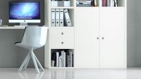 Büroregal TORO 67 System beige matt lackiert