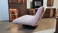 Sessel Cremona Drehsessel Stoff Cord rosa Loungesessel...