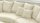 Wohnlandschaft LIMONCELLO Sofa Rundecke Stoff Cord beige OTR