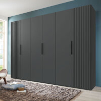 Drehtürenschrank Andorra Graphit 300cm