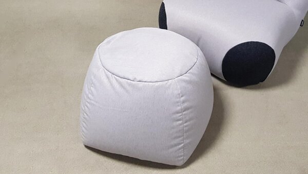 Hocker Pouf ROLF BENZ freistil 171 Sitzkissen Stoff signalgrau